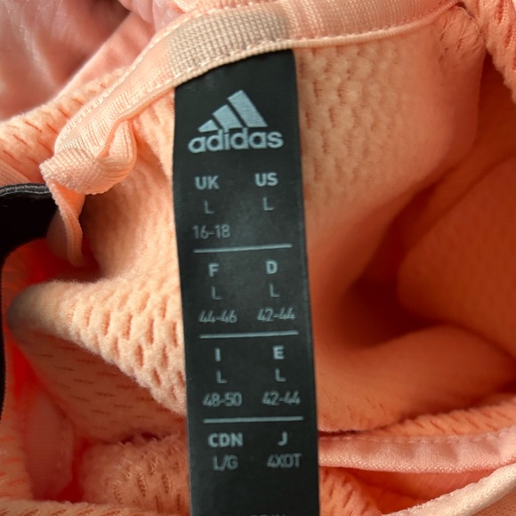 Adidas Women's Team Issue Badge of Sport Textured Hoodie, Pink, Large, NWT - Picture 13 of 13